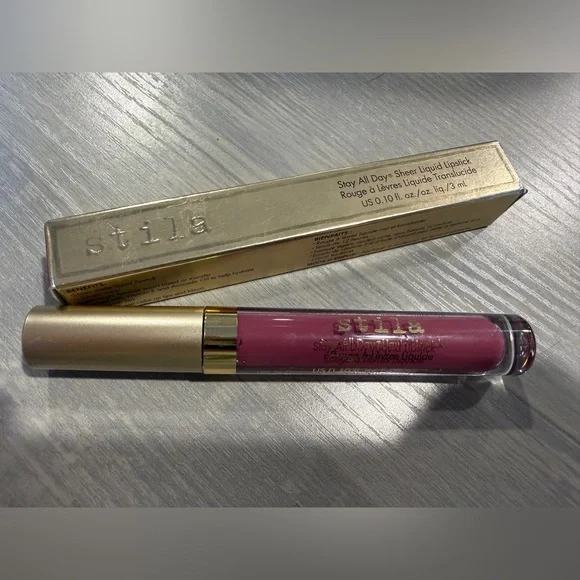 Stila Stay All Day Sheer Liquid Lipstick Sheer Azalea NIB Longwear - Picture 2 of 6